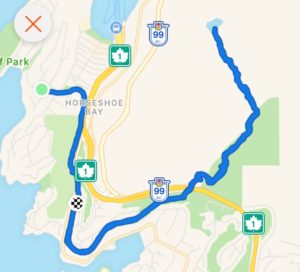 Whyte lake, seaview walk, west vancouver, horseshoe bay, north shore, snowshoe trail, hiking trail, hikes near vancouver, best hike in west Vancouver, things to do in vancouver, free things to do in vancouver, best outdoor activity, nature, map